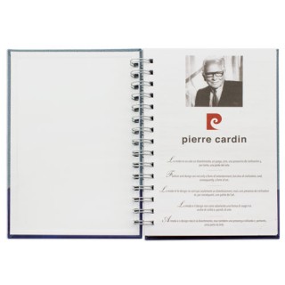 Agenda Pierre Cardin espiral A5 personalizada
